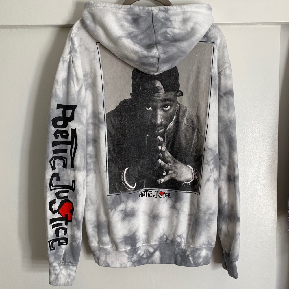 Tupac Poetic Justice Tie Dye Hoodie